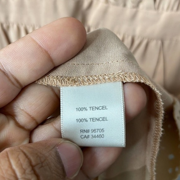 Rebecca Taylor Tan Eyelet Embroidered Casual Dress size 4 - Picture 8 of 8